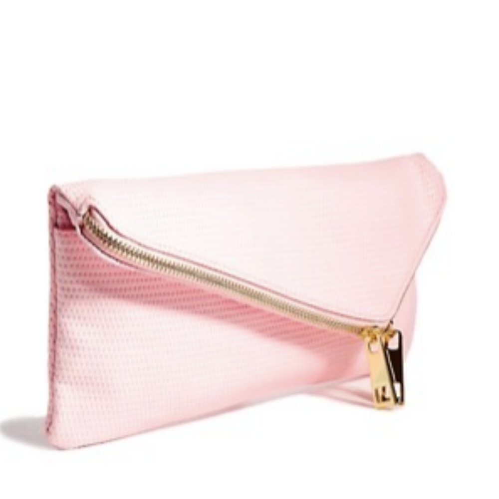 River Island Nude Pink Asymmetrical Clutch - Picture 4 of 8